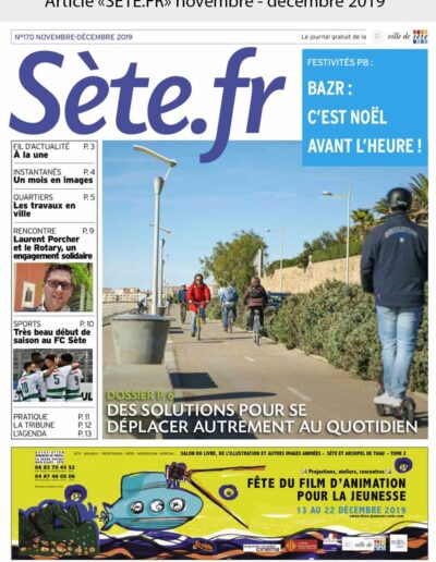 Laurent Elec électricien à Sète et Montpellier - Article de presse