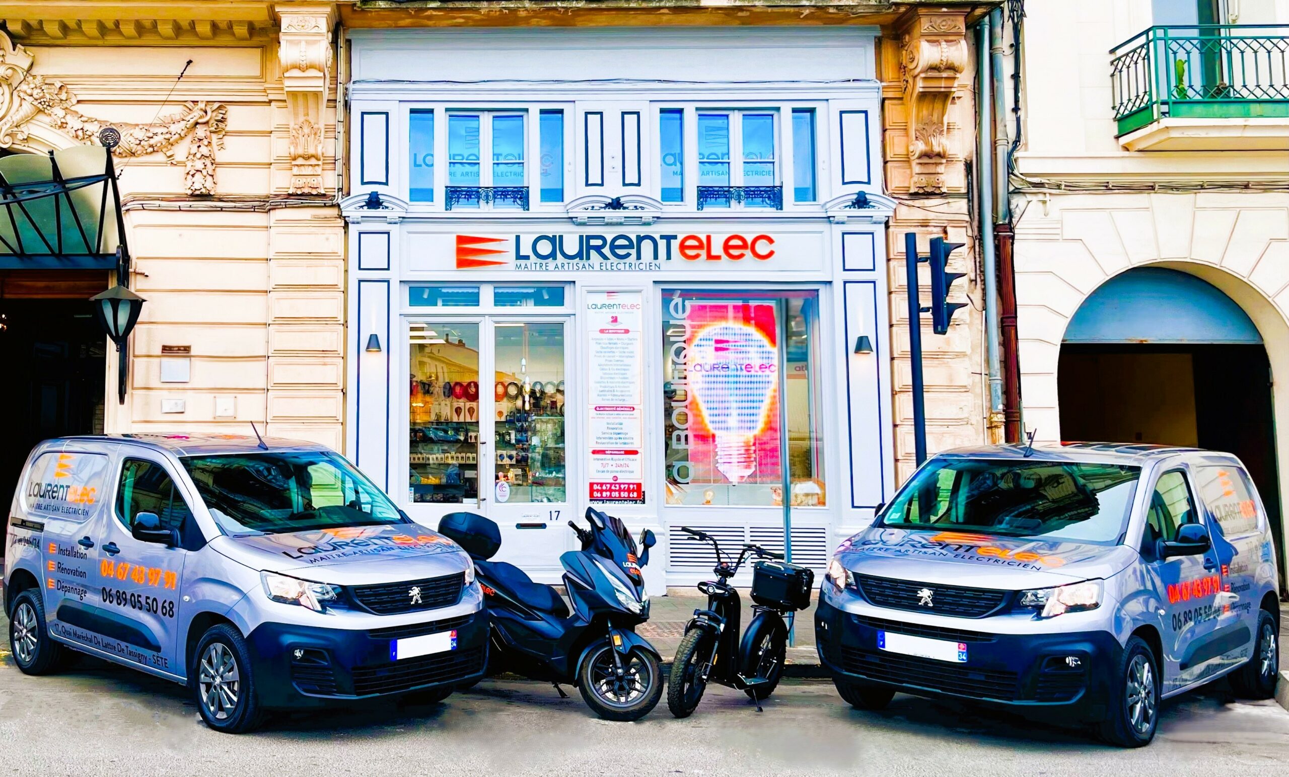 Boutique et Bureaux Laurent Elec Sète 2024 - 2